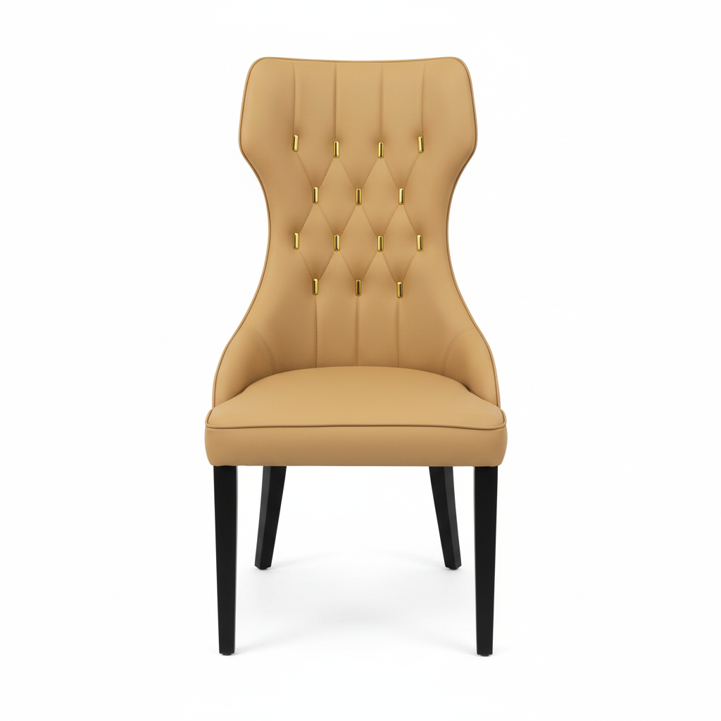 Elegant Comfy Faux Leather Chairs