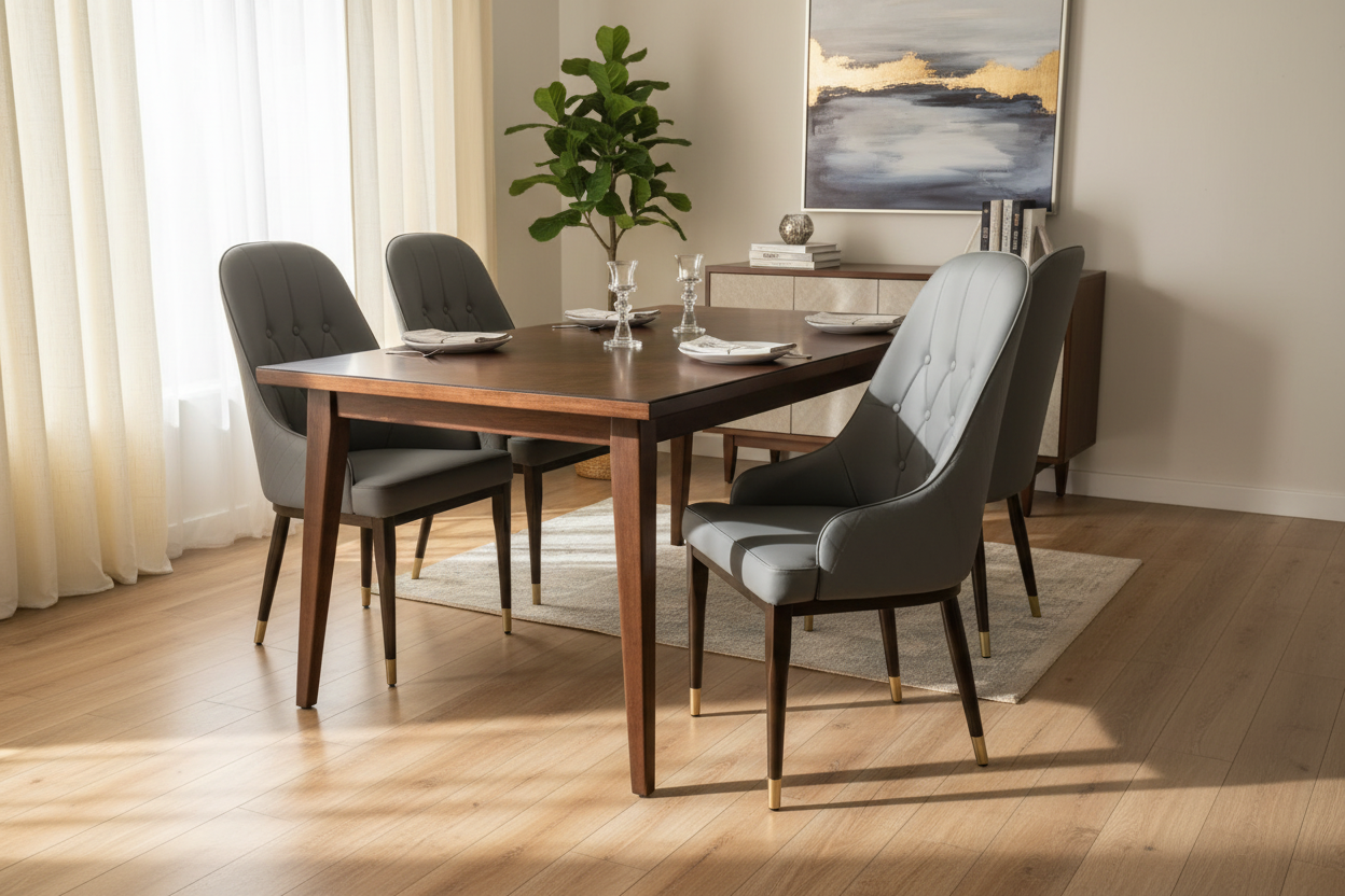 Chair in natural dining room setting