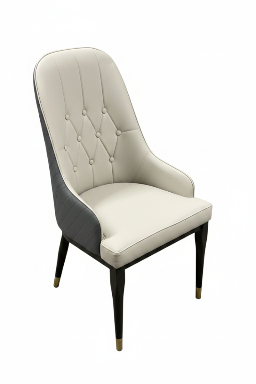Cloe - Premium Tufted PU Leather Dining Chair