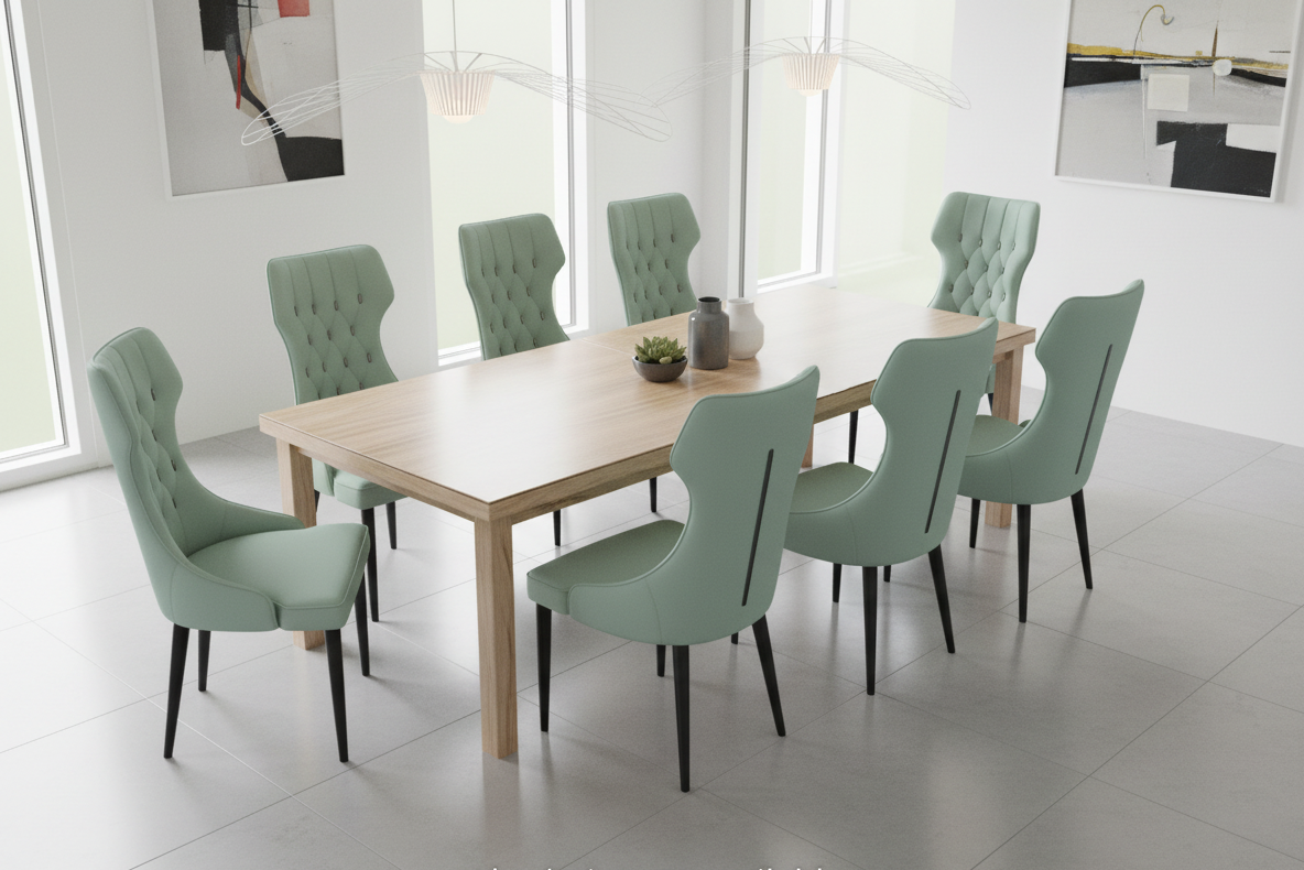 Elegant Comfy Faux Leather Chairs